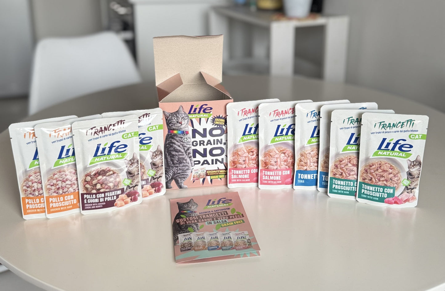 BOX TRANCETTI GRAIN FREE - 10 BUSTE DA 55 GRAMMI